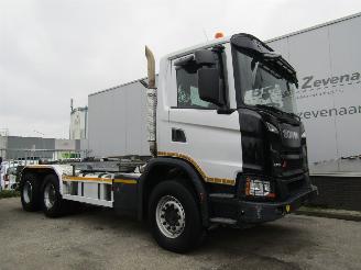 skadebil vrachtwagen Scania G 450 XT 6x4 Haakarm Airco 2019/2