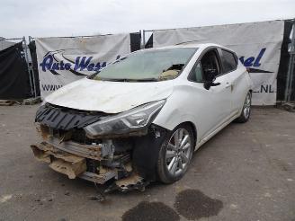 Damaged car Nissan Micra 1.0 2019/7
