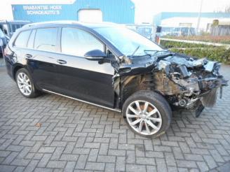 skadebil auto Volkswagen Golf GOLF 7  1.6 TDI 81 kw / 110 pk variant HIGHLINE AUTO 7 FULL nwpr € 38000 2015/3