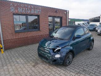 damaged commercial vehicles Fiat 500E CABRIO ICON 2022/7